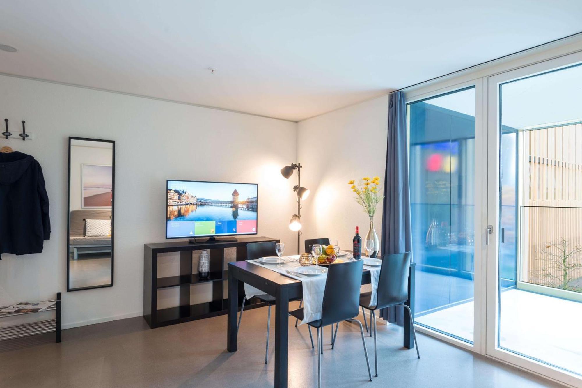 Hitrental Allmend Comfort Apartments Lucerna Exterior foto